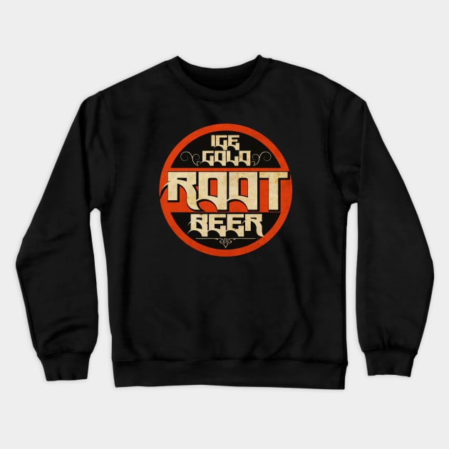 Vintage Root Beer Crewneck Sweatshirt by CTShirts